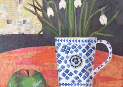 A Mug of Snowdrops  SOLD