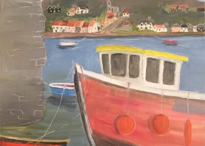 Fishing Boats, Conwy  SOLD