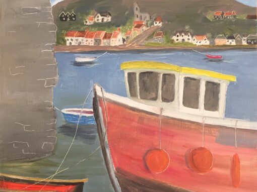 Fishing Boats, Conwy  SOLD