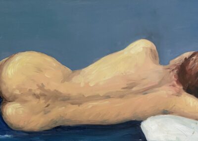 Recumbent Blue Nude NFS