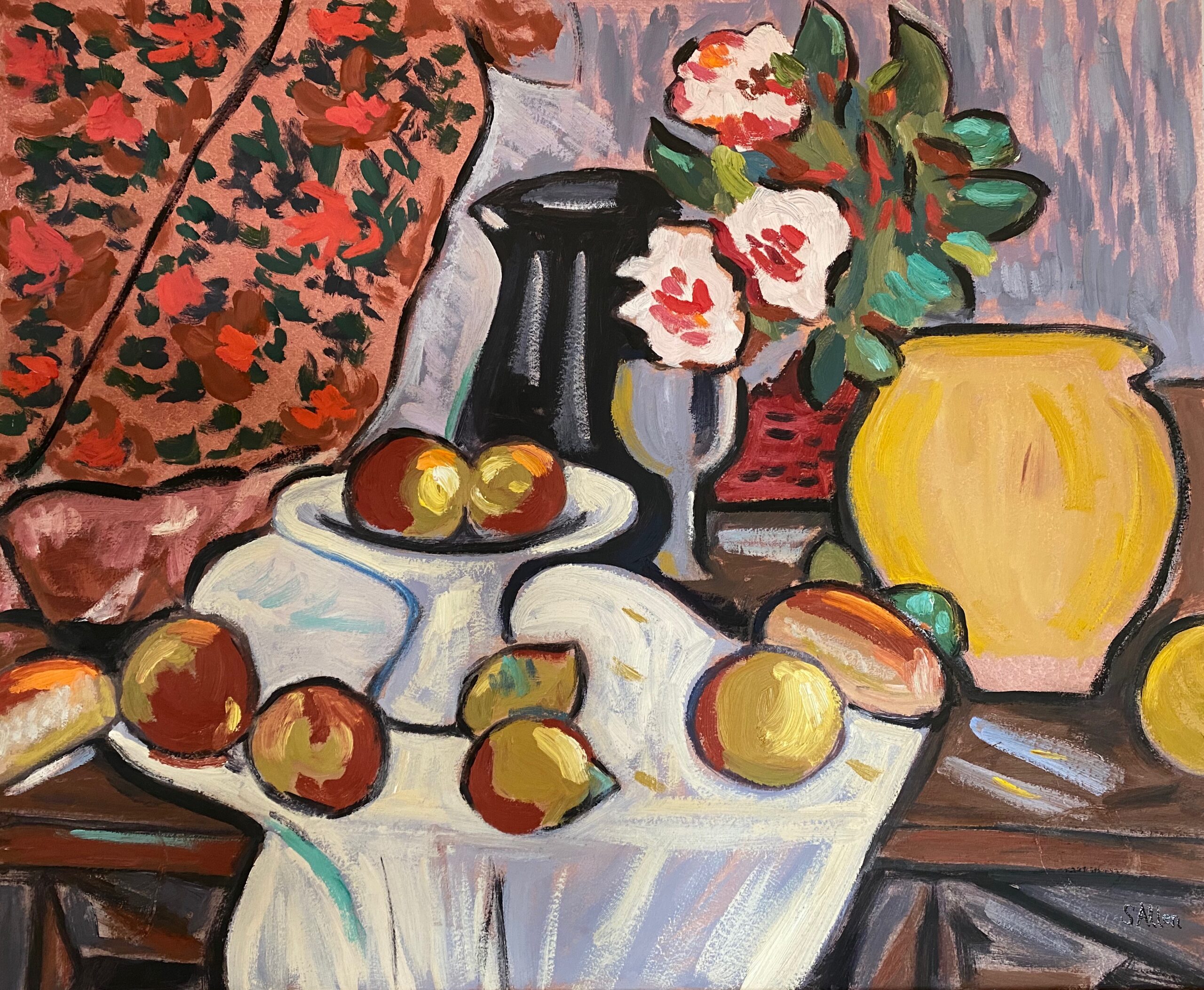 Still life (after Hunter) SOLD - Sarah Allen Artist