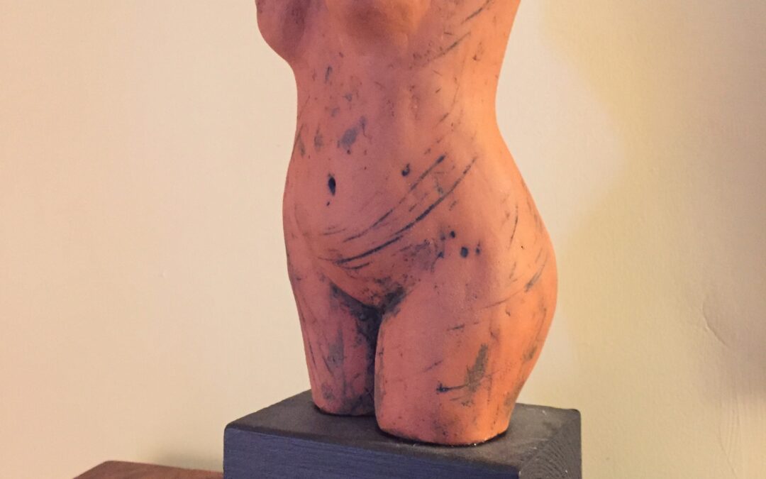 Female terracotta torso