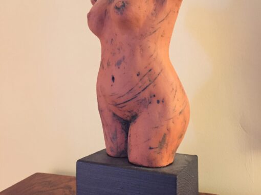 Female terracotta torso