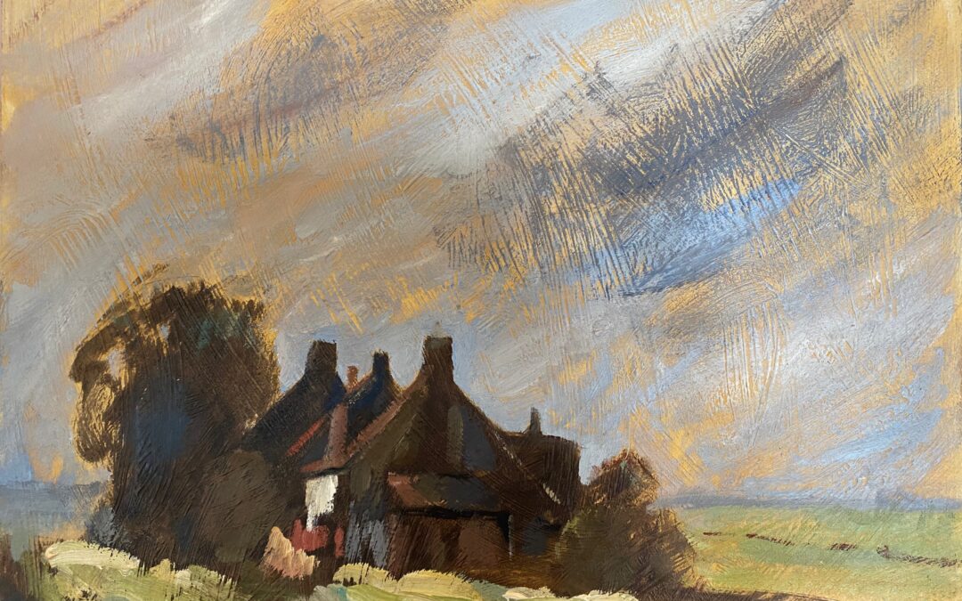 Norfolk Cottages (after Seago)  SOLD