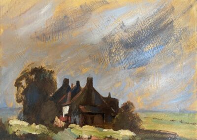 Norfolk Cottages (after Seago)  SOLD