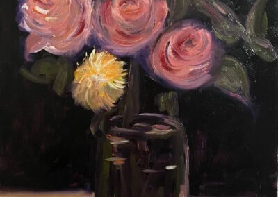 Still life with Roses (after Manet)