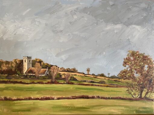 St Mary’s Forncett from Nivelle Farm  SOLD