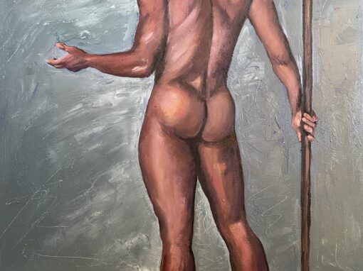 Jesse standing, rear view   SOLD