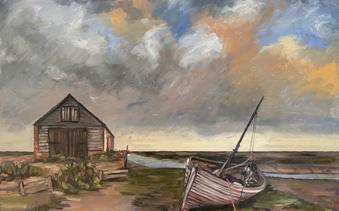 Thornham Old Coal Barn and Boat  SOLD