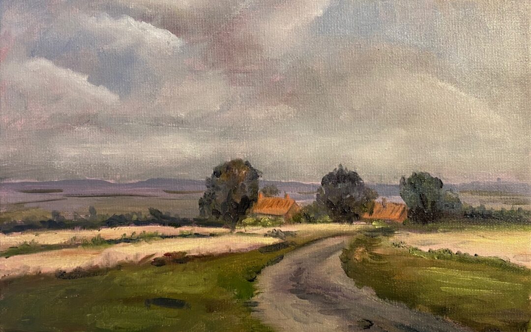 Farm track, South Norfolk  SOLD