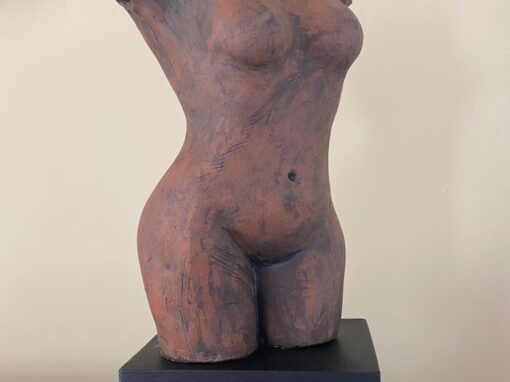 Female terracotta torso #1   SOLD