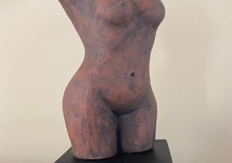 Female terracotta torso #1   SOLD