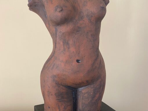 Female terracotta torso #2  SOLD